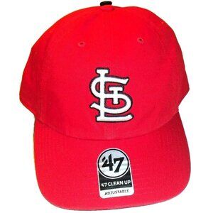 St. Louis Cardinals 47 Brand Mens Clean Up Adjustable Strapback hat cap New Mlb